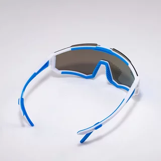 Juniorské slnečné okuliare Altalist Kizuna JR - bielo-modrá s modrými sklami