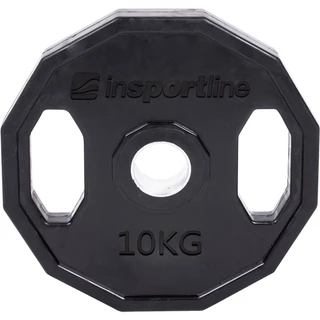 Rubber Coated Olympic Weight Plate inSPORTline Ruberton 10kg 50 mm