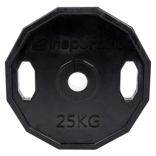 Rubber Coated Olympic Weight Plate inSPORTline Ruberton 25kg 50 mm