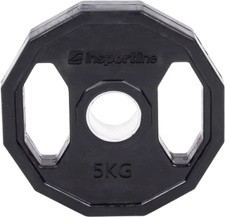 Pogumované olympijské kotúče inSPORTline Ruberton 50 mm 1,25-25 kg