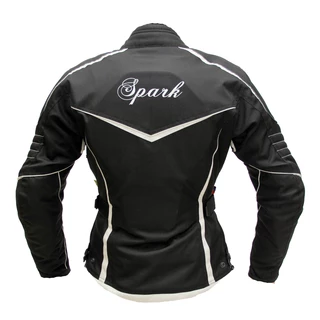 Női motoros dzseki Spark Lady Vintage - fekete