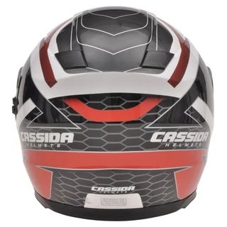 Motorradhelm Cassida Evo - schwarz-weiß