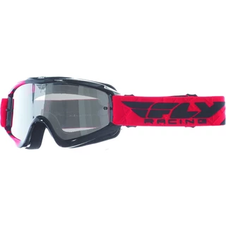 Gyerek motocross szemüveg Fly Racing RS Zone Youth - fekete/piros, világos plexi