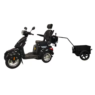 Four-Wheel Electric Scooter w/ Trailer inSPORTline Antun