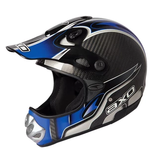 AXO MM Carbon Evo Motocross Helm - blau