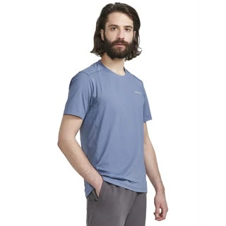 Pánske tričko CRAFT ADV HiT SS - šedá - modrá