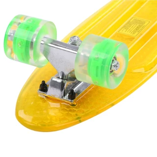 Pennyboard Maronad Retro Transparent so svietiacimi kolieskami