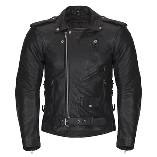 Férfi bőr motoros kabát W-TEC NF-1127 - fekete