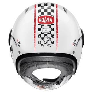 Nolan N21 Visor Getaway Motorradhelm - Metal White-Red