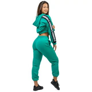 Luźne sportowe spodnie dresowe Nebbia GYM TIME 281 - Zielony