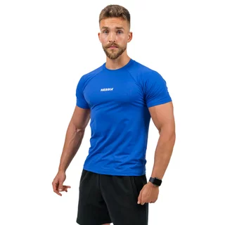 Pánske kompresné tričko Nebbia PERFORMANCE 339 - blue - blue