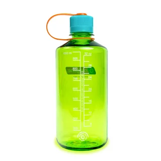 Butelka na wodę bidon NALGENE Narrow Mouth Sustain 1l - Clear w/Green Cap