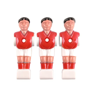 Spare Plastic Player for a Table Soccer Spartan Paili (bar diam. 13 mm) - Red