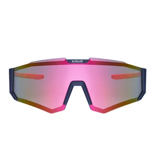 Sports Sunglasses Altalist Kizuna - Blue-Pink with Pink Lenses