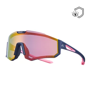 Sports Sunglasses Altalist Kizuna Polarized - Blue-Pink with Pink Lenses