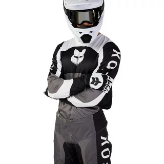 Motocross Jersey FOX 180 Nitro - Black/Grey