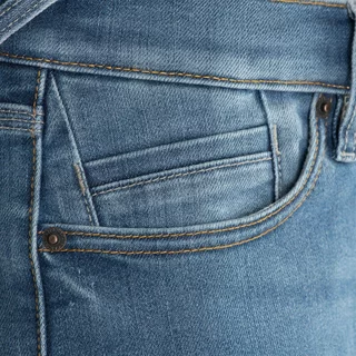 Pánske moto nohavice Oxford Original Approved Jeans CE voľný strih svetlo modrá