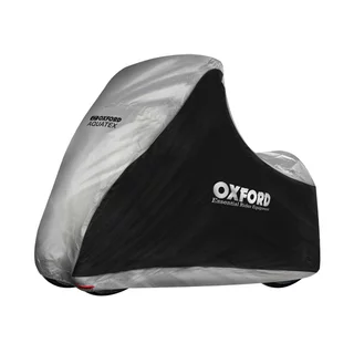Motorkerékpár takaró ponyva Oxford Aquatex černá/stříbrná