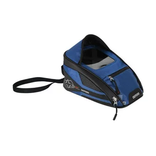 Motorcycle Tank Bag Oxford M2R 2 L Black/Blue w/ Magnetic Base