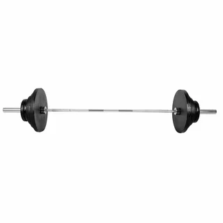 Olympiai súlyzószett+rúd inSPORTline BS11 140 kg