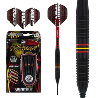 Darts Winmau Outrage Brass 18 g – 3-Pack - variant B