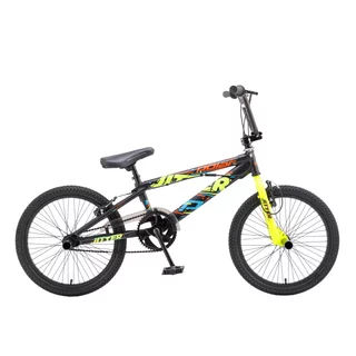 BMX kerékpár Polar Jitter 20" - 2023 - fekete/sárga fluo