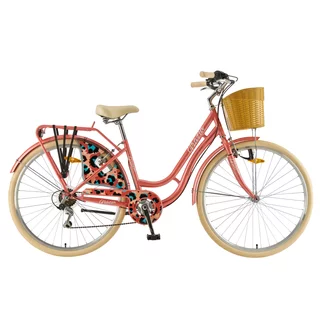 Városi kerékpár Polar Grazia 6S 28" - 2023 - Bézs - narancssárga