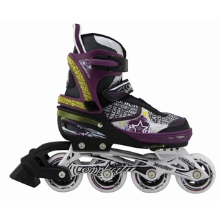 Rolki X-Roller PW-152 - Czarno-fioletowy