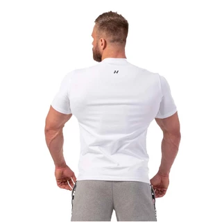 T-shirt męski koszulka Nebbia Vertical Logo 293 - Biały