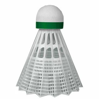 Yonex Mavis 350 Plastikbälle - weißer Federball - grüner Streifen