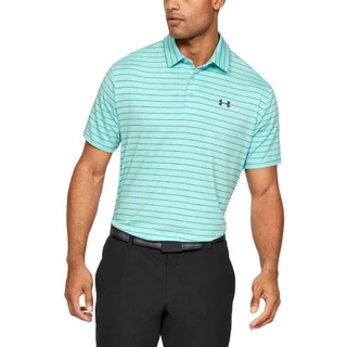 Polo Shirt Under Armour Playoff 2.0 - White 121 - Neo Turquoise