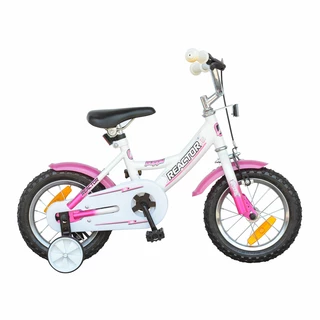 Gyermek kerékpár Reactor Puppi 9" - fehér-rózsaszín - fehér-rózsaszín