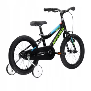 Children’s Bike Kross Racer 3.0 16” – Gen 004 - Black/Green/Blue