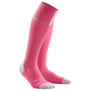 Women’s Compression Running Socks CEP 3.0 - Rose Pink/Light Grey