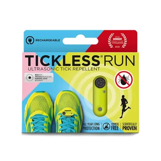 Ultrahangos riasztó kullancsok ellen Tickless Run futóknak - kék - Neon Sárga