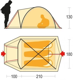 Namiot trzyosobowy FERRINO Tenere 3