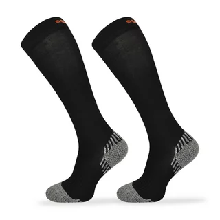 Kompresné bežecké ponožky Comodo SSC - Black - Black