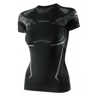 Brubeck Dry Kurzarm Funktions-T-Shirt für Frauen - Black /  / Graphite