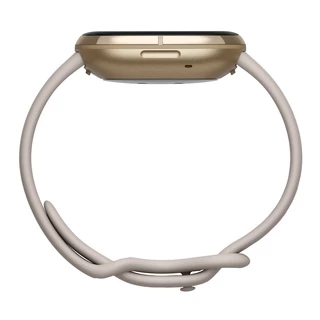 Okosóra Fitbit Sense White/Soft Gold Stainless Steel