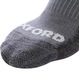 Kompresní ponožky z merino vlny Oxford Merino Oxsocks šedé - šedá