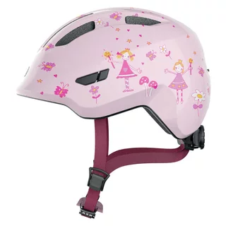 Children’s Bike Helmet Abus Smiley 3.0 - Green Nordic - Rose Princess