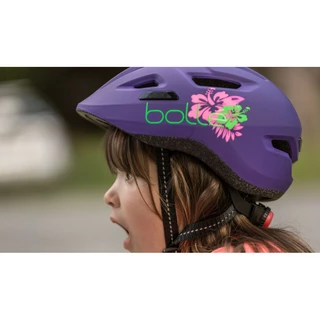 Children’s Cycling Helmet Bollé Stance Junior - Matte Purple Flower