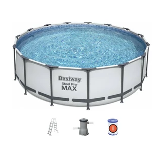 Outdoor Pool Bestway Steel Pro Max 488 x 122 cm with Filter