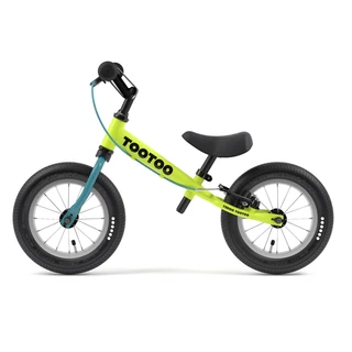Rowerek biegowy dla dzieci Yedoo TooToo - Czerwona pomarańcza - Limonkowy