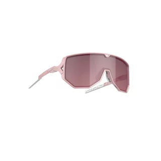 Sports Sunglasses Tripoint Reschen - Matt White Purple Cat.2 - Shiny Milky Pink /w Silver Mirror Cat.3