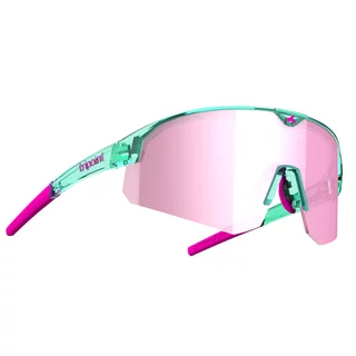 Športové slnečné okuliare Tripoint Lake Victoria - Transparent Neon Turquoise Brown /w Pink Multi Cat.3