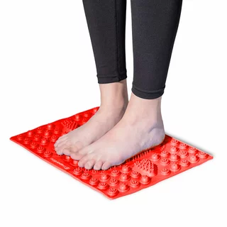 Foot Massage Mat inSPORTline Tilsipur 39 x 29 cm - Red