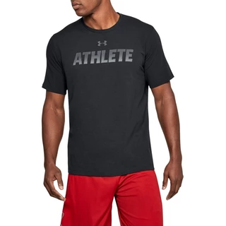 Pánske tričko Under Armour Athlete SS - Black