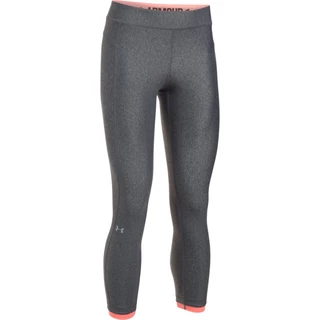 Women’s Compression Leggings Under Armour HG Armour Ankle Crop - Gray/Coral/Metalic Silver