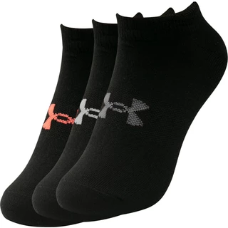 Női rövid zokni Under Armour Women's Essential NS 6 pár - Rózsaszín Kvarc - fekete